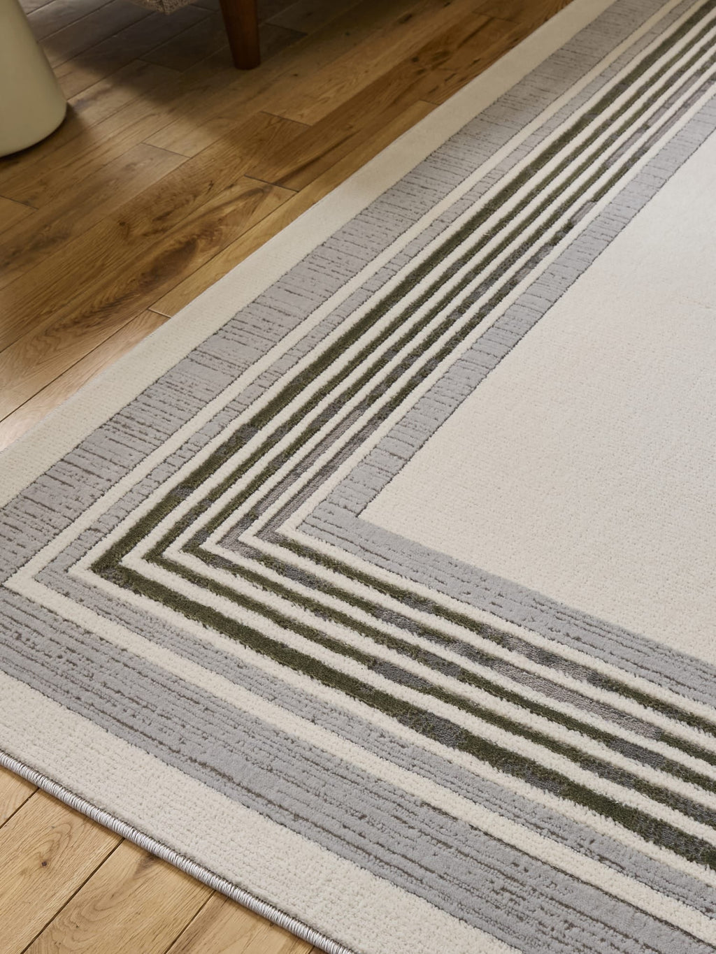 Alpa Ivory & Green Rug