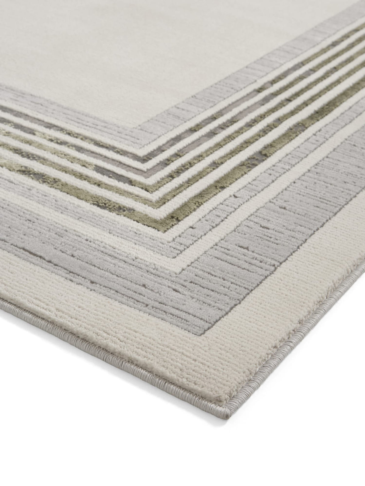 Alpa Ivory & Green Rug