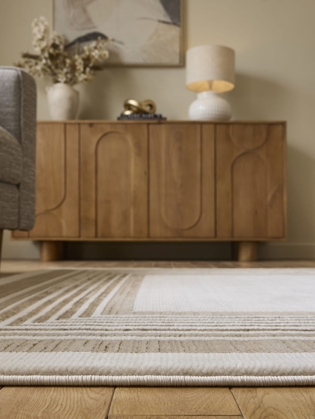 Alpa Cream & Beige Rug