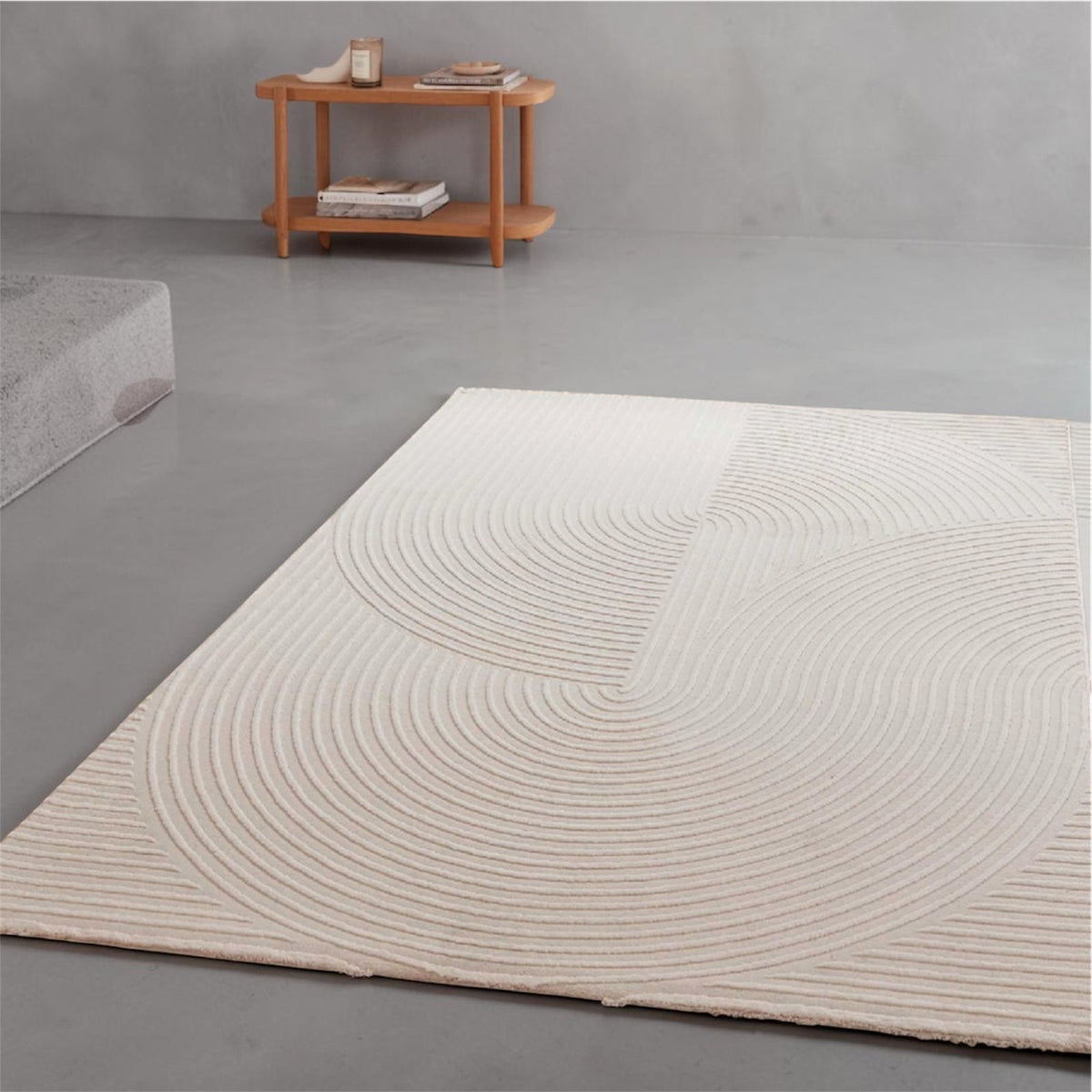 Fiorentina Washable Cream Rug