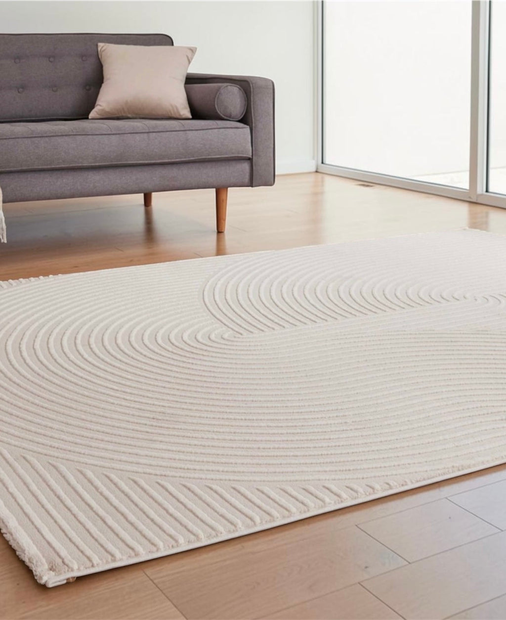 Fiorentina Washable Cream Rug