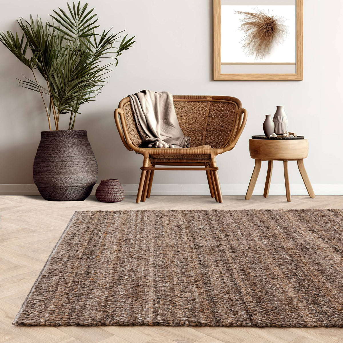 Oba Tawny Brown Rug