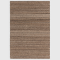 Alvo Rugs Abella tawny brown hand woven polyester boucle rug with a textured boho flatweave design.