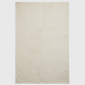 Alvo Rugs Fiorentina cream washable rug with a high-low carved arch pattern made from soft recycled polyester.