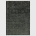 Alvo Rugs Astonia hand-woven green viscose rug with a subtle sheen and plain loop pile texture.