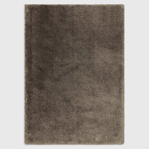 Alvo Rugs Atelier gunmetal grey shaggy rug with a thick, plush 4.5cm pile made from durable polypropylene.