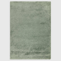 Alvo Rugs Atelier sage green shaggy rug with a thick, plush polypropylene pile for a soft and cosy floor covering.