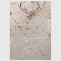 Alvo Rugs Aurorella Au16 Strata rug featuring an abstract metallic gold and beige design with a soft cut pile finish.