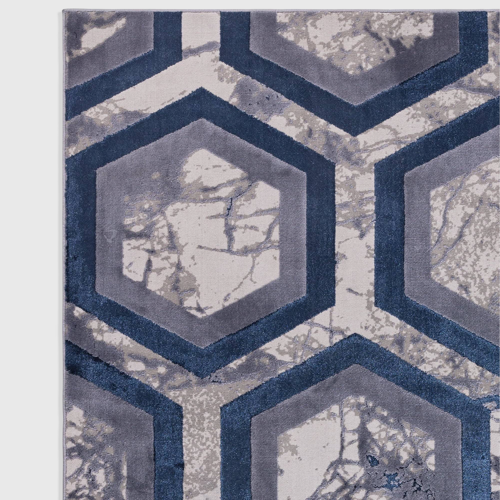 Aura Hexagon Rug