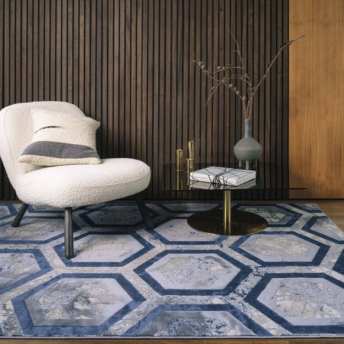 Aura Hexagon Rug