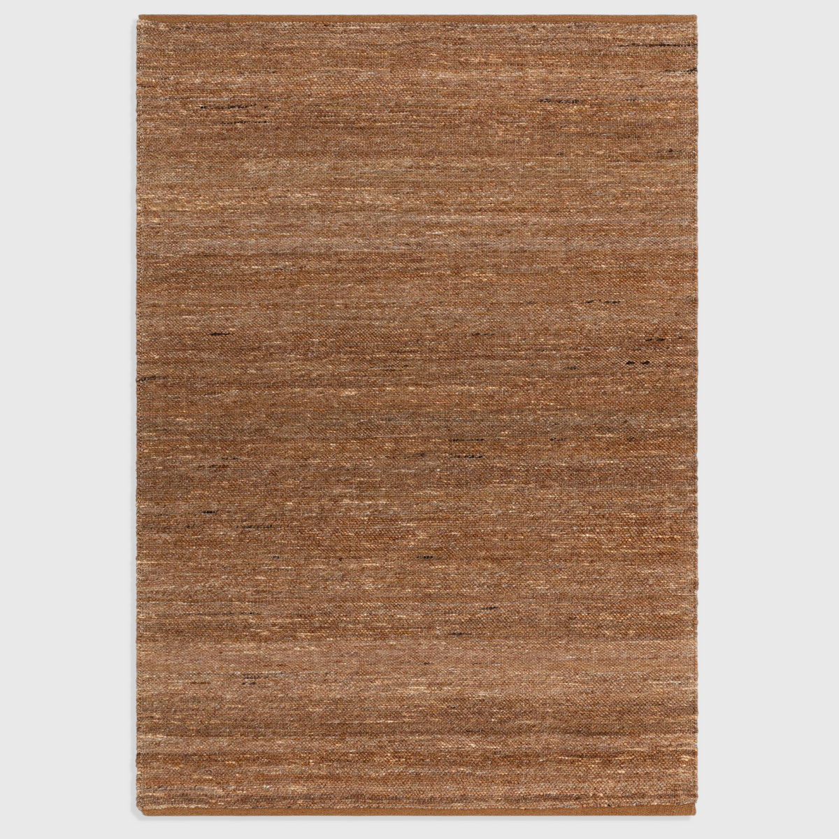Alvo Rugs Birkley rust orange hand-woven flatweave rug made from a durable wool and polyester blend.