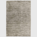 Alvo Rugs Blayde hand-woven beige viscose rug with a vintage tip-sheared finish and plain contemporary aesthetic.