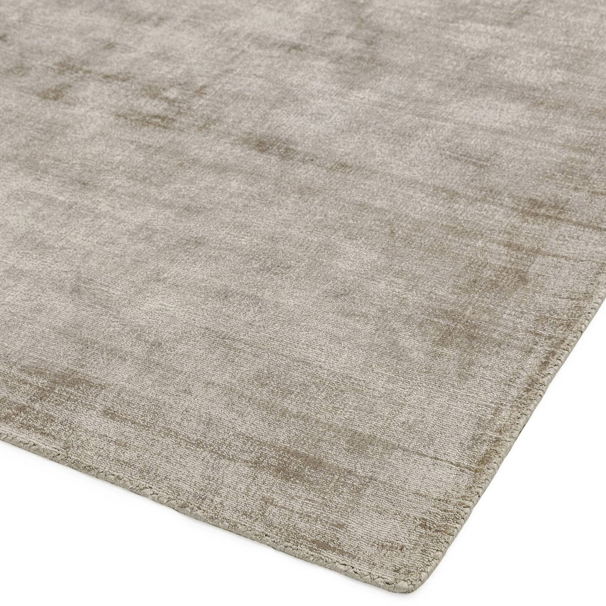 Alvo Rugs Blayde Smoke rug in grey and silver tones, featuring a hand-woven viscose texture with a vintage finish.