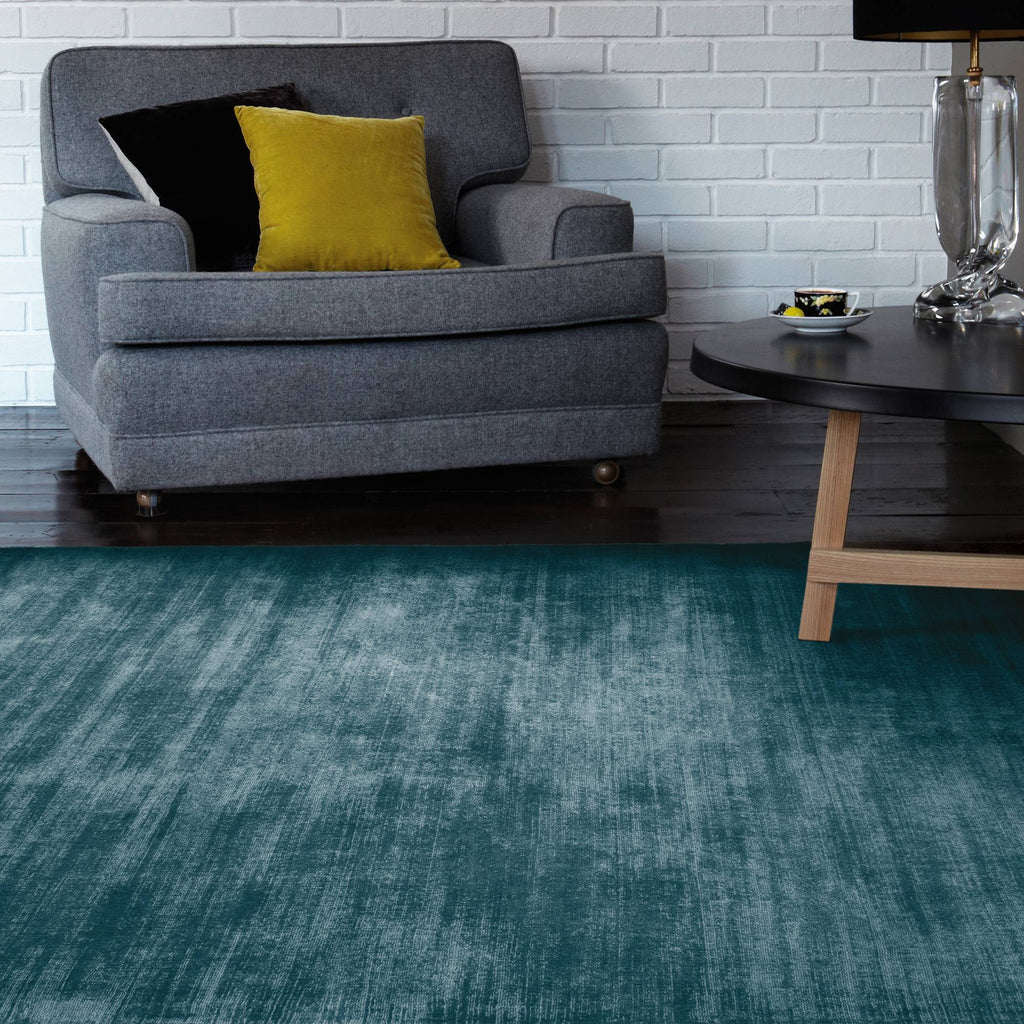 Blanko Teal Rug