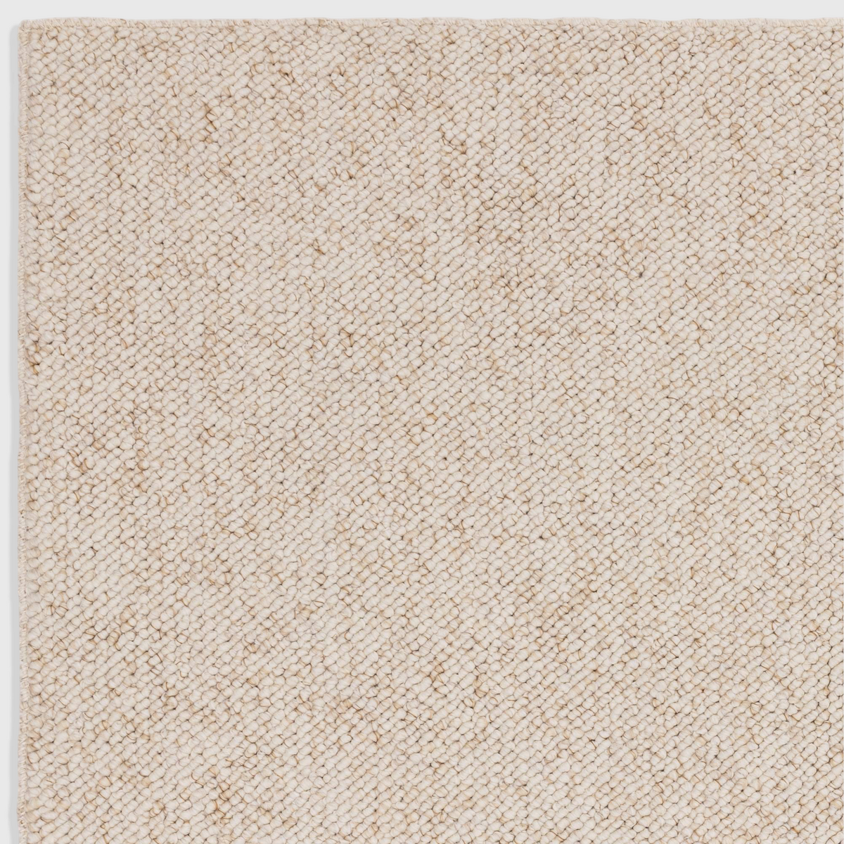 Alvo Rugs Bodenia ivory tufted bobble rug with a soft polyester texture and earthy neutral tones.