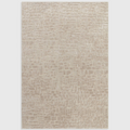 Alvo Rugs Casabella Oyster rug featuring a neutral beige geometric cut and loop pile texture in 100% polyester.