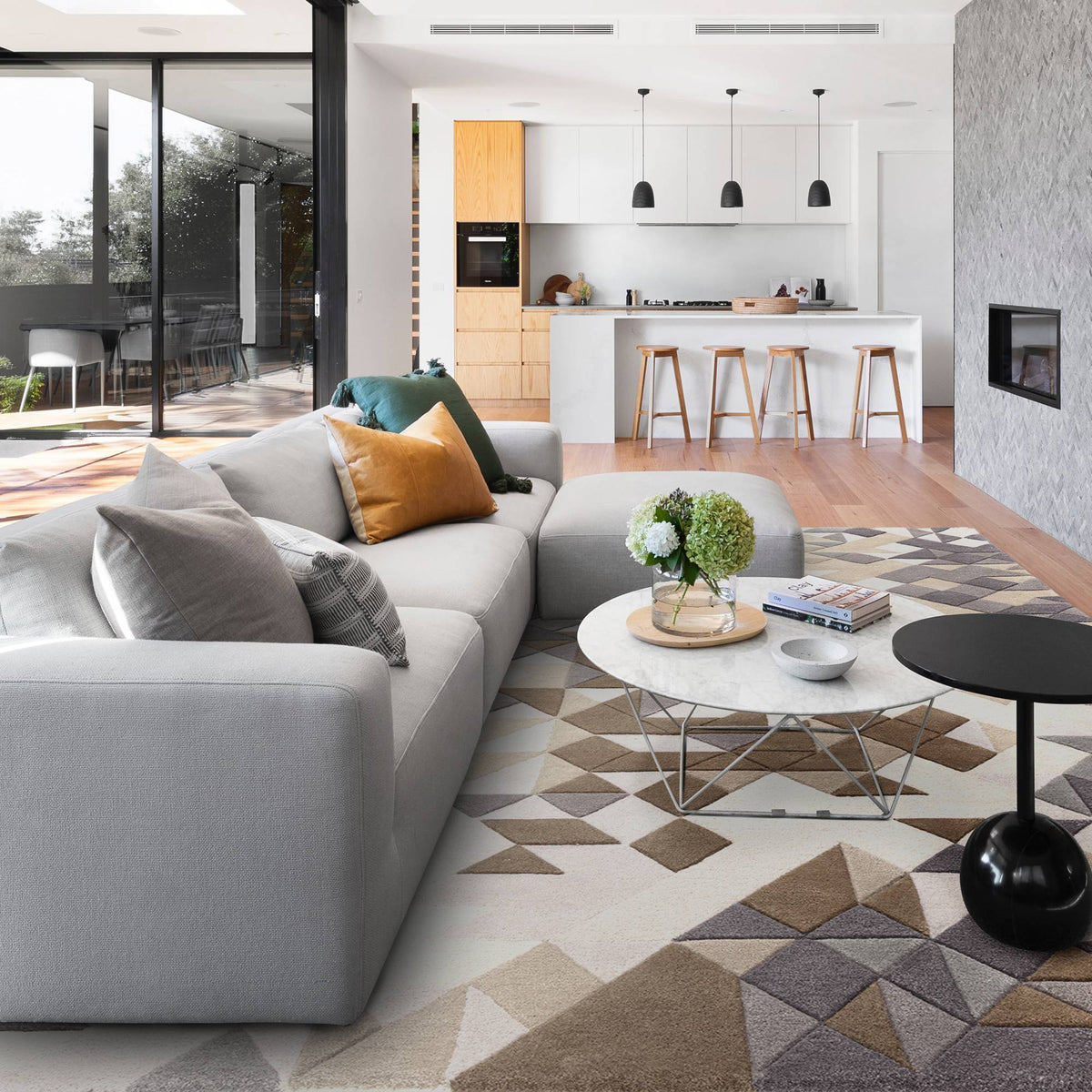 Elysian Grey Multi Rug