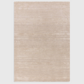 Alvo Rugs Henlee Putty rug with a hand-woven wool and viscose blend featuring a textured cut and loop pile design.