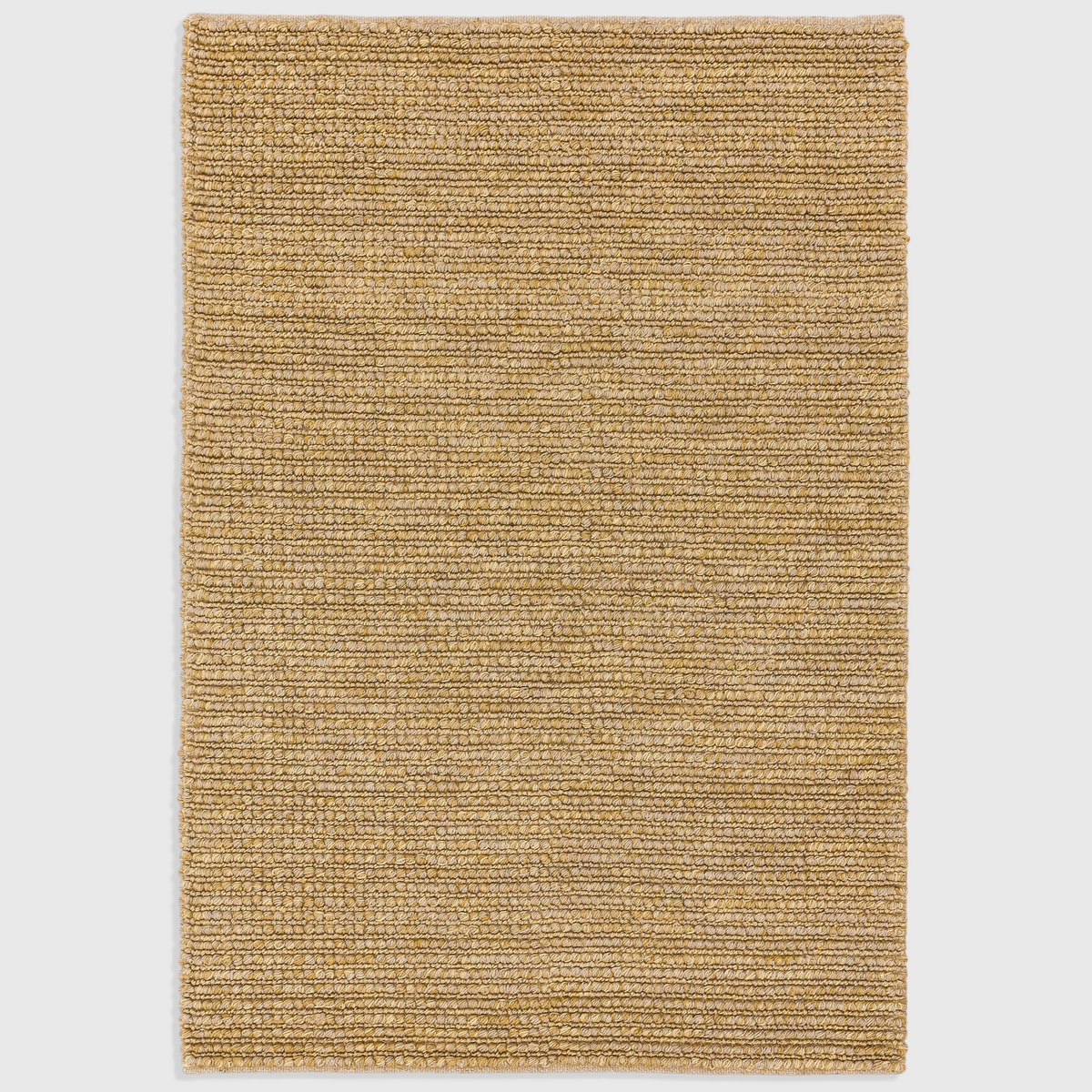 Alvo Rugs Juta Loop natural hand-woven flatweave rug with a textured beige loop pile design.