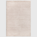 Alvo Rugs Lorentz La01 beige boho area rug with a textured tonal checkered pattern and soft polyester pile