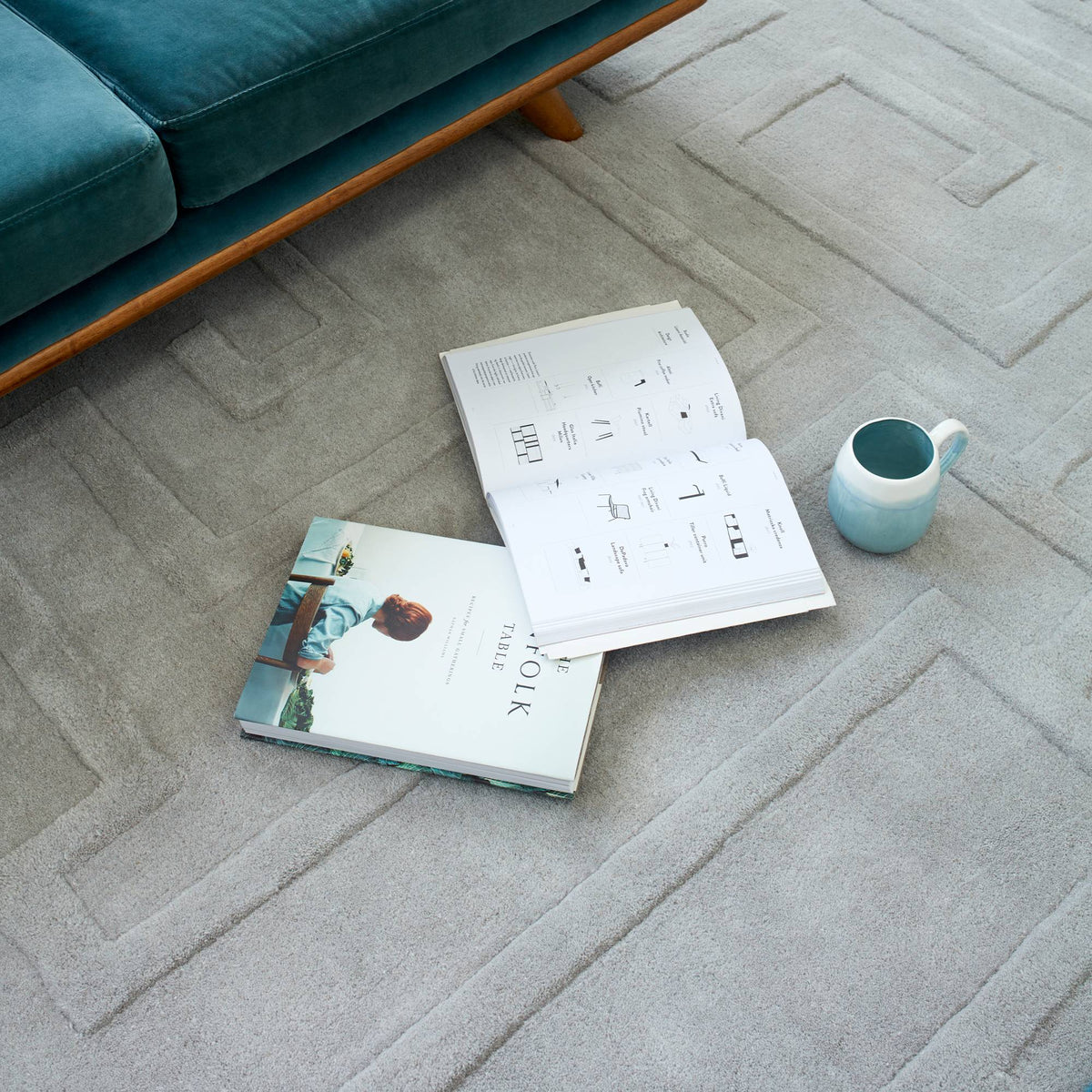 Mello Silver Rug