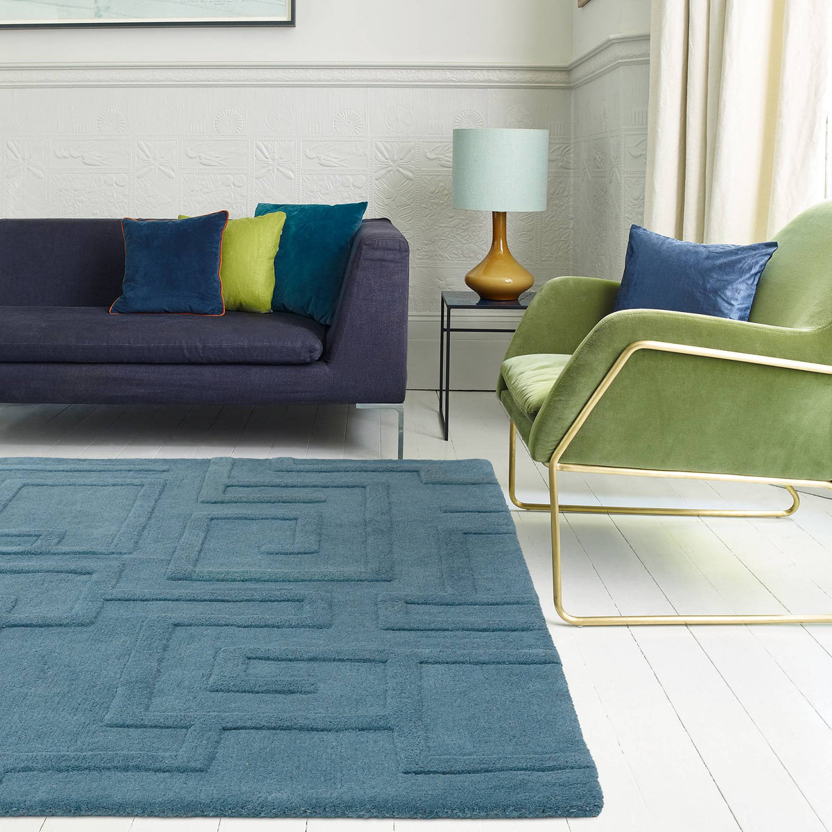 Mello Teal Rug