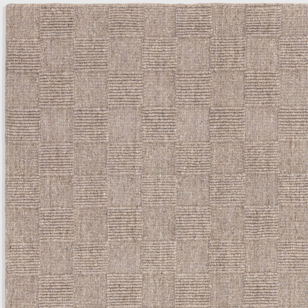 Check Natural Rug