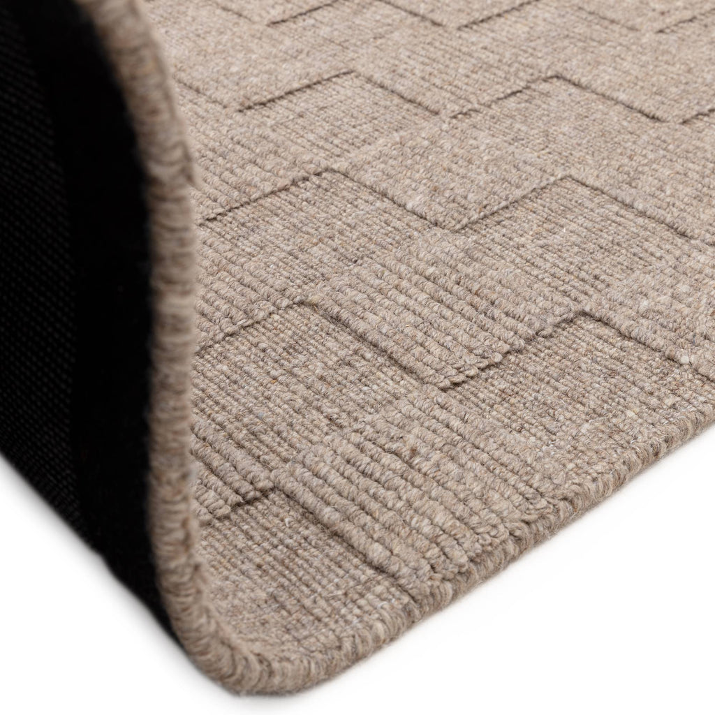 Check Natural Rug