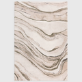 Alvo Rugs Miraga Quartz Green shaggy rug with a high-low pile and abstract natural marble-inspired patterns.