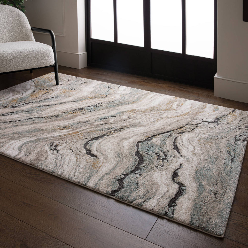 Milo Wave Blue Rug