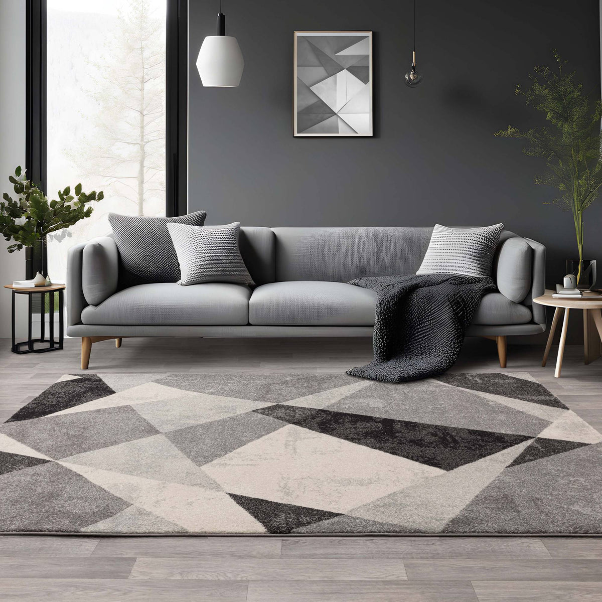 Novia Patio Grey Rug