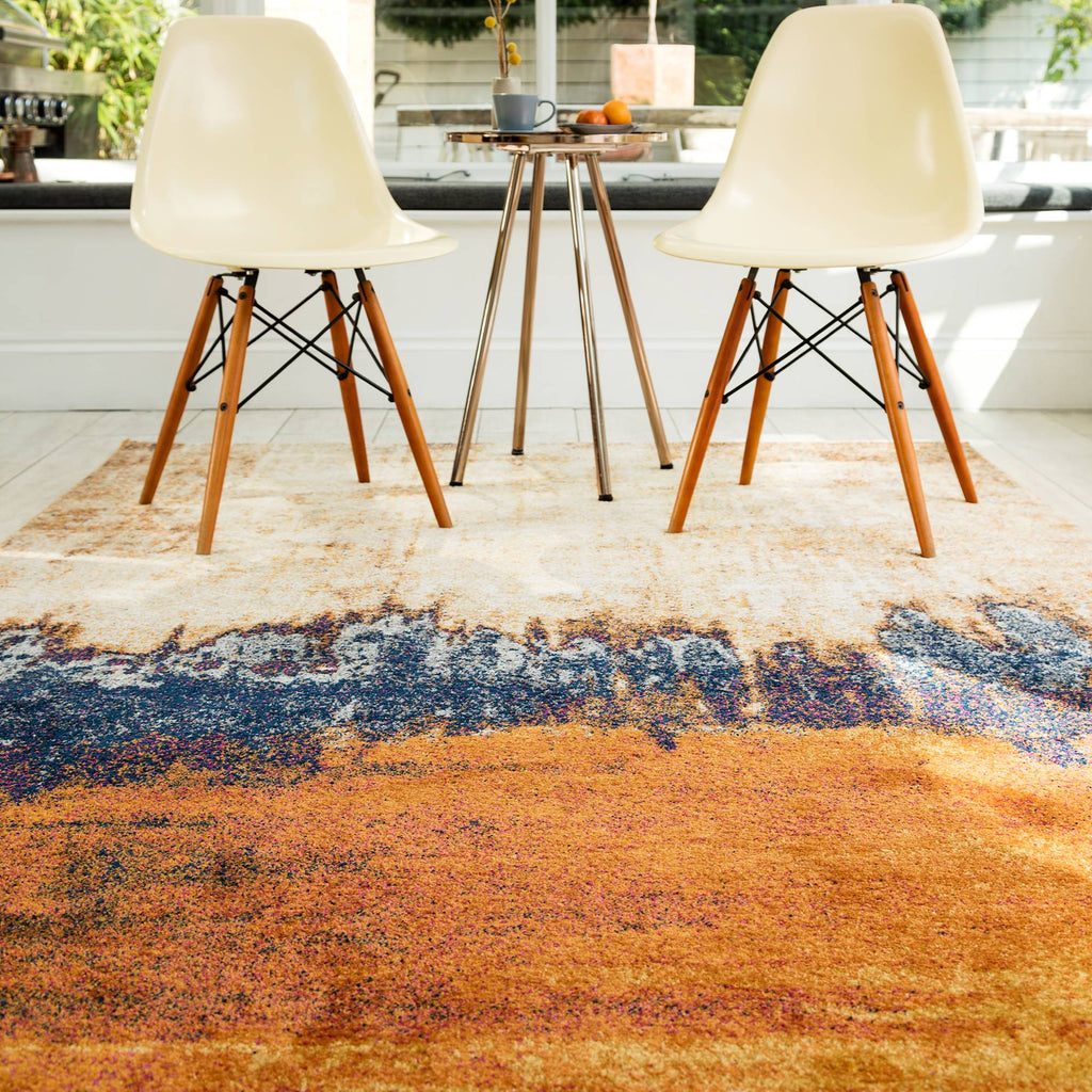 Novia Distress Orange Rug