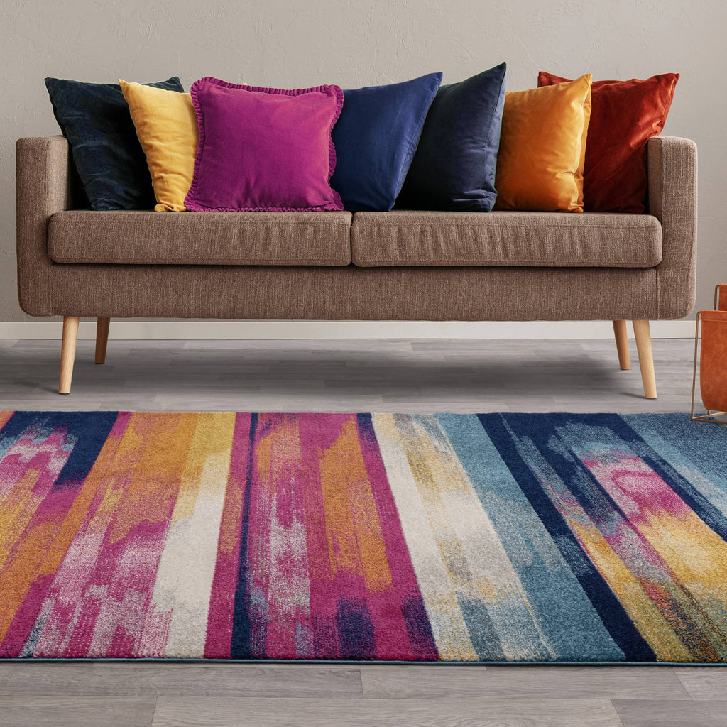Novia Stripe Multi Rug