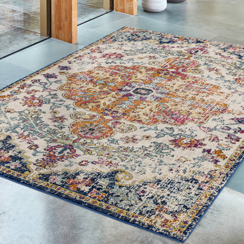 Novia Medallion Multi Rug