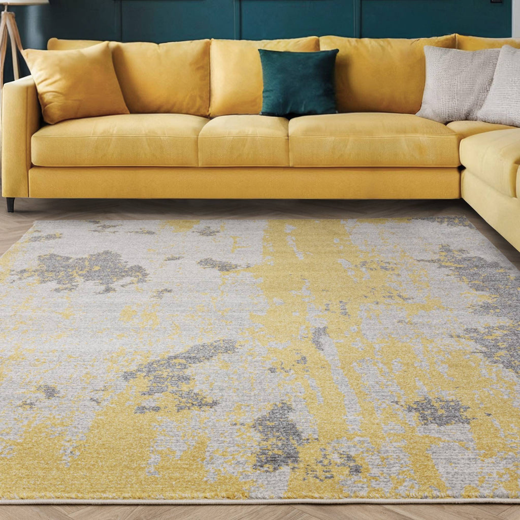 Novia Painterly Ochre Rug