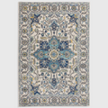 Alvo Rugs Novella Nv25 Persian blue rug with intricate floral patterns and classic border in durable polypropylene