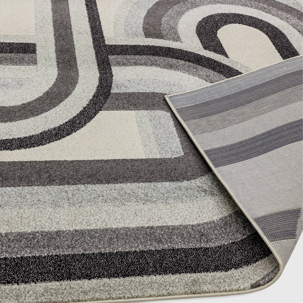 Novia Retro Grey Nv29 Rug