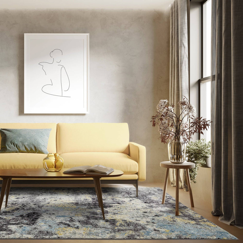 Novia Abstract Blue Rug
