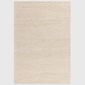 Alvo Rugs Oaks blonde flatweave rug featuring a hand-woven blend of jute, cotton, and polyester in neutral tones.