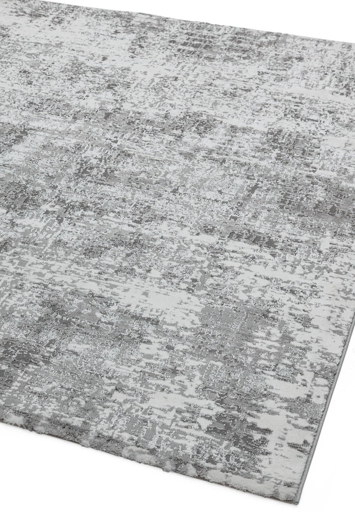 Orello Abstract Silver Rug