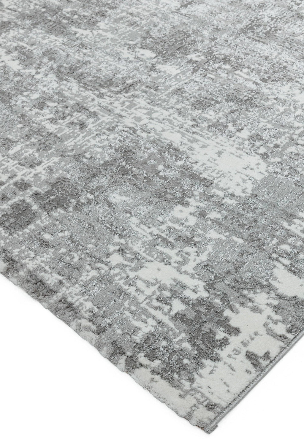 Orello Abstract Silver Rug