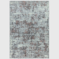 Alvo Rugs Oriana abstract rug in pink and grey with metallic highlights and a soft cut pile texture.