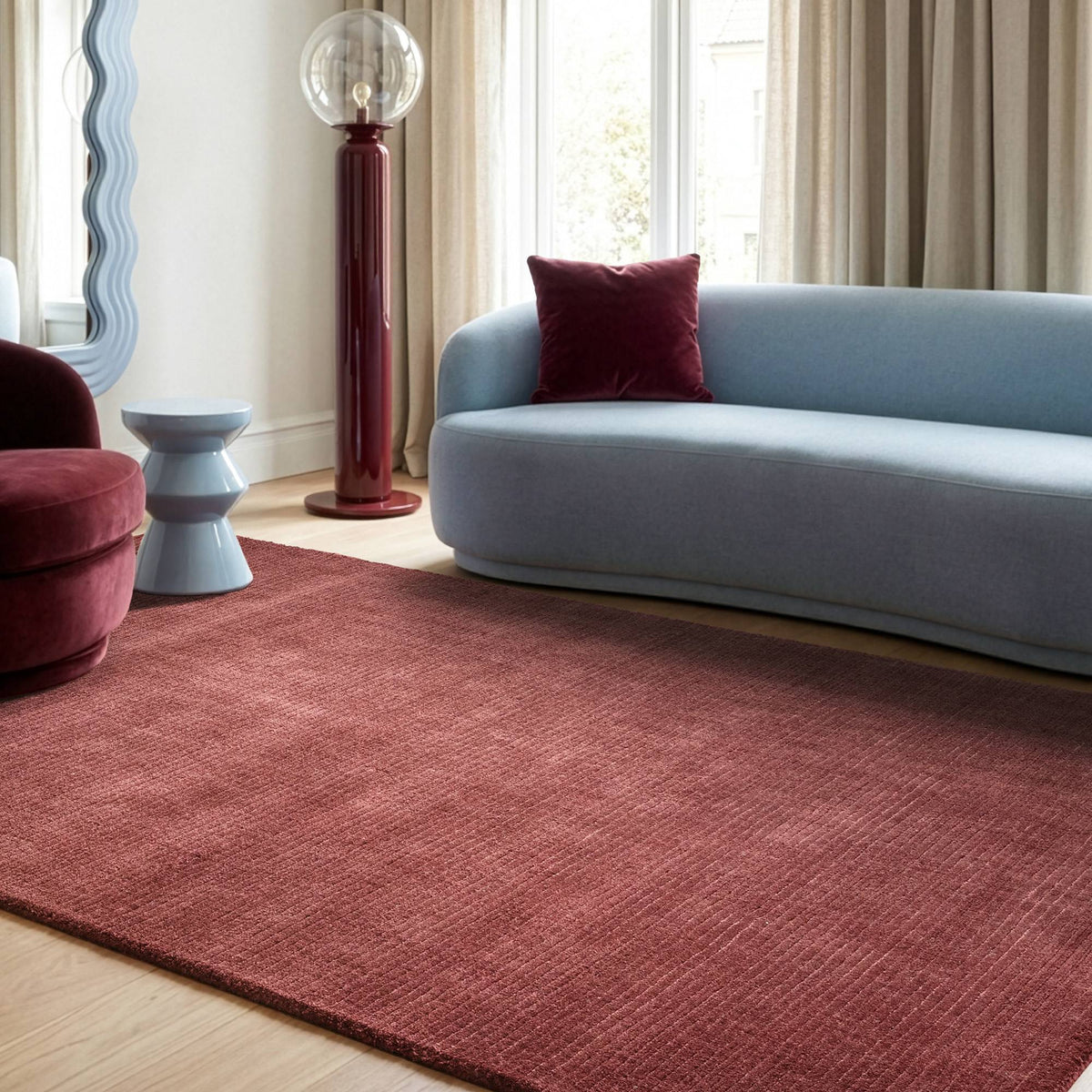 Raina Maroon Rug