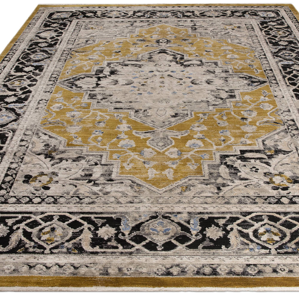 Sovra Gold Medallion Rug