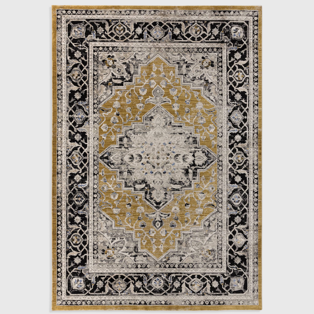 Sovra Gold Medallion Rug