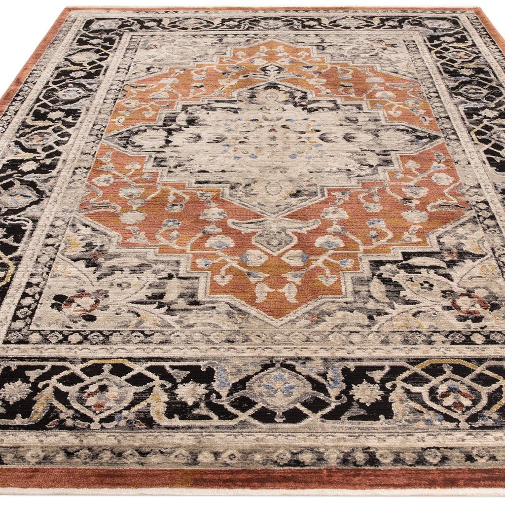 Sovra Terracotta Medallion Rug