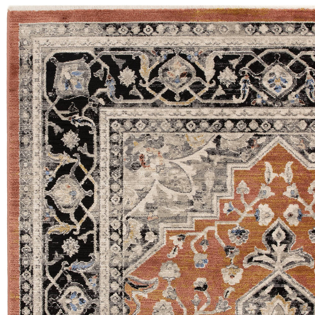 Sovra Terracotta Medallion Rug