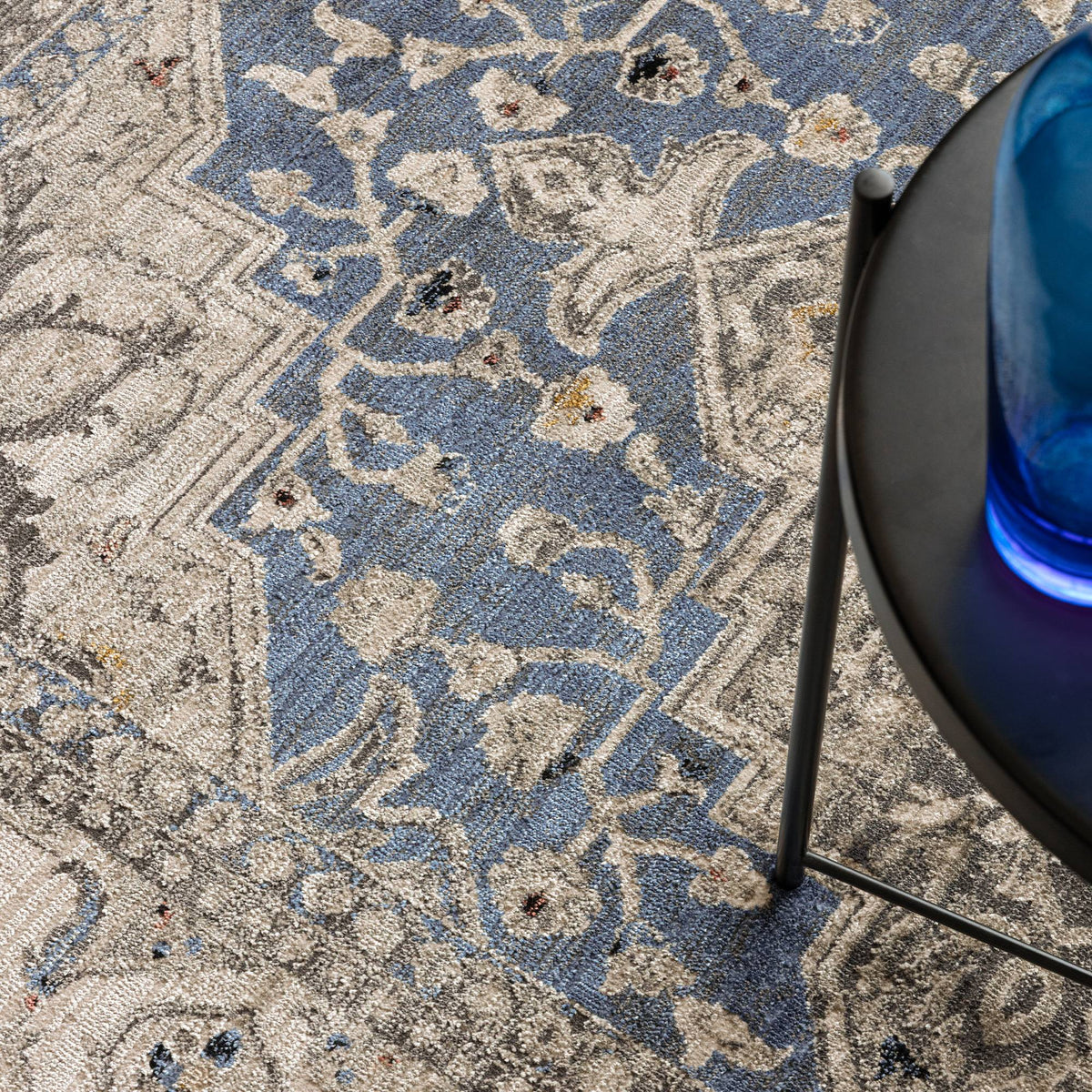 Sovra Blue Medallion Rug