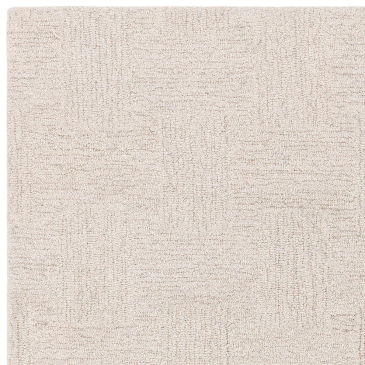 Theo Hatch White & Sand Rug