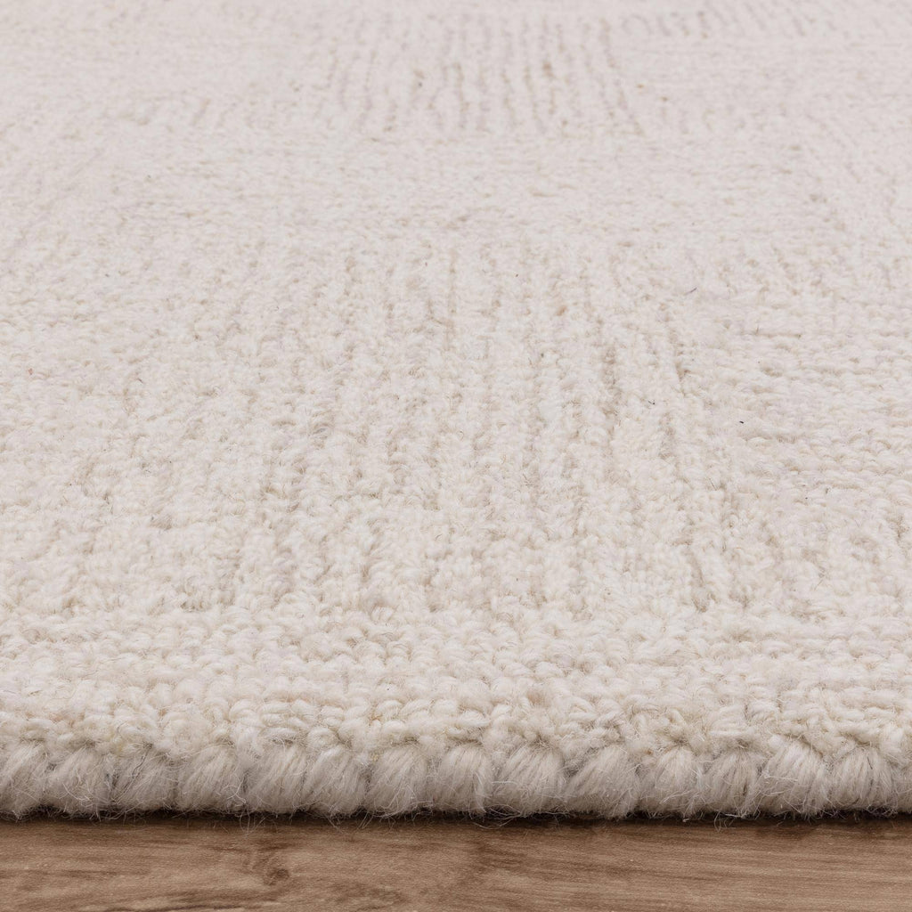 Theo Hatch White & Sand Rug
